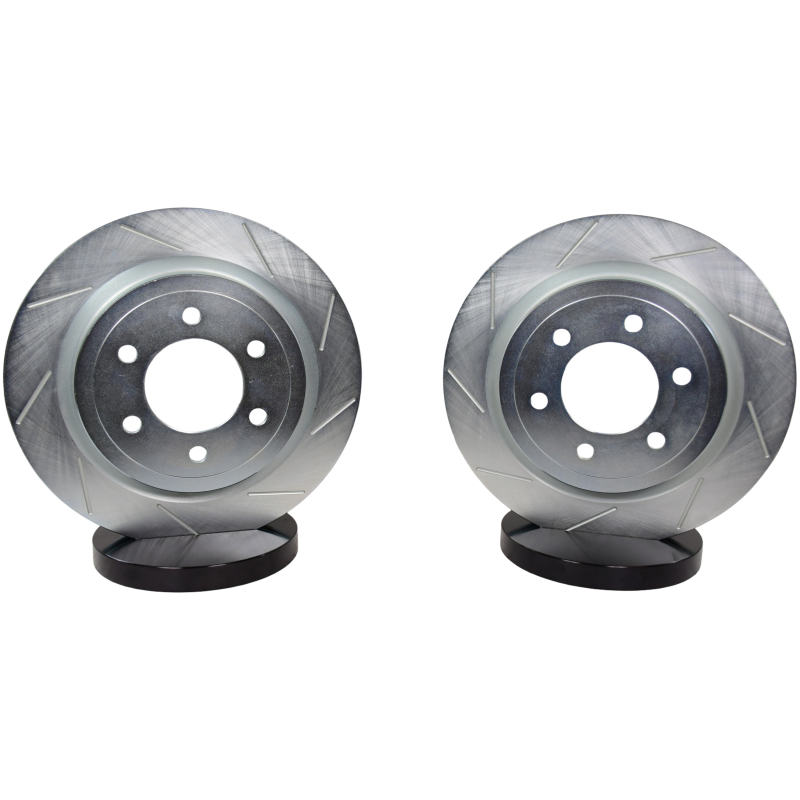 Lincoln Navigator Brake Rotors (2) - Rear - Baer Brakes - Slot/Zinc - `18-`21